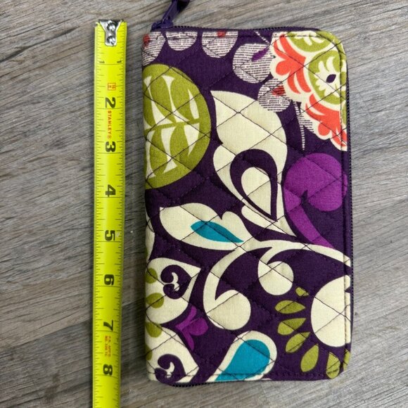 Vera Bradley Plum Crazy Wallet - Picture 3 of 3